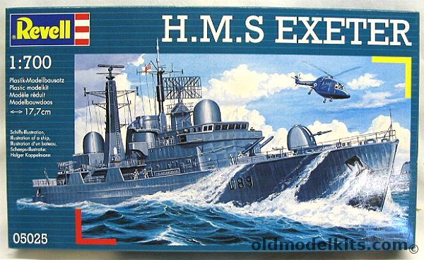 Revell 1/700 HMS Exeter - Or HMS Southampton, 05025 plastic model kit